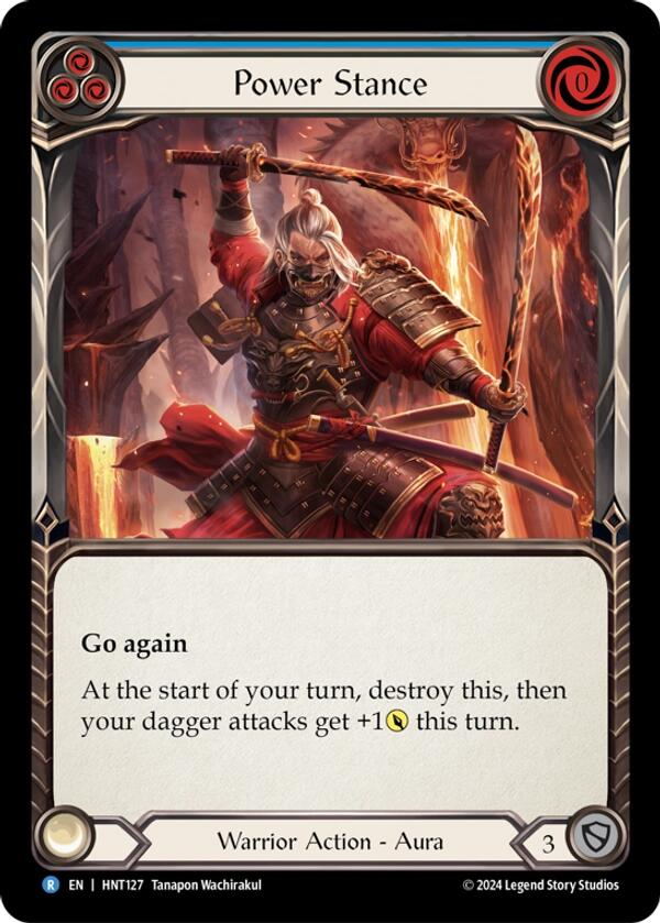 Power Stance [HNT127] (The Hunted)  Rainbow Foil | Card Merchant Takapuna