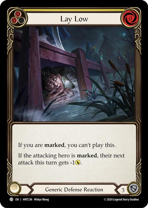 Lay Low [HNT236] (The Hunted)  Rainbow Foil | Card Merchant Takapuna