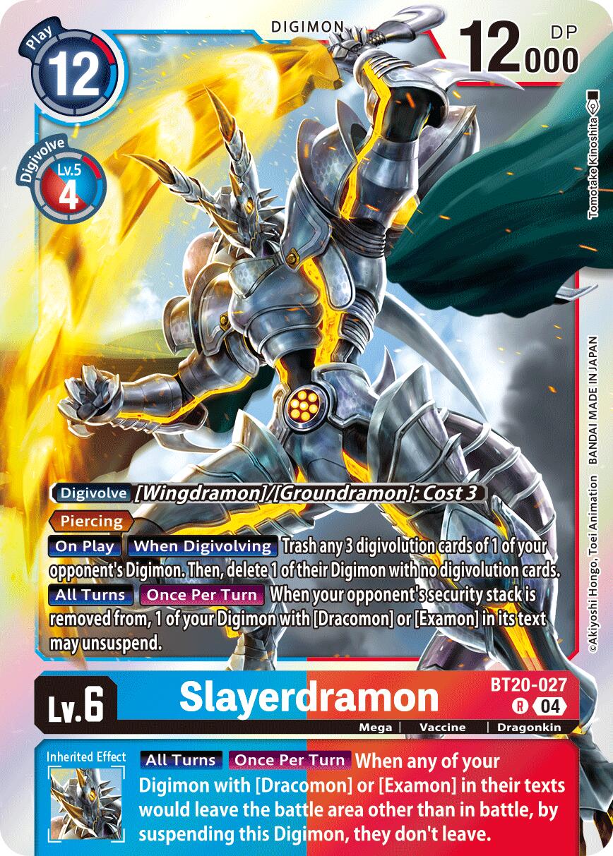 Slayerdramon [BT20-027] [Release Special Booster Ver.2.5] | Card Merchant Takapuna