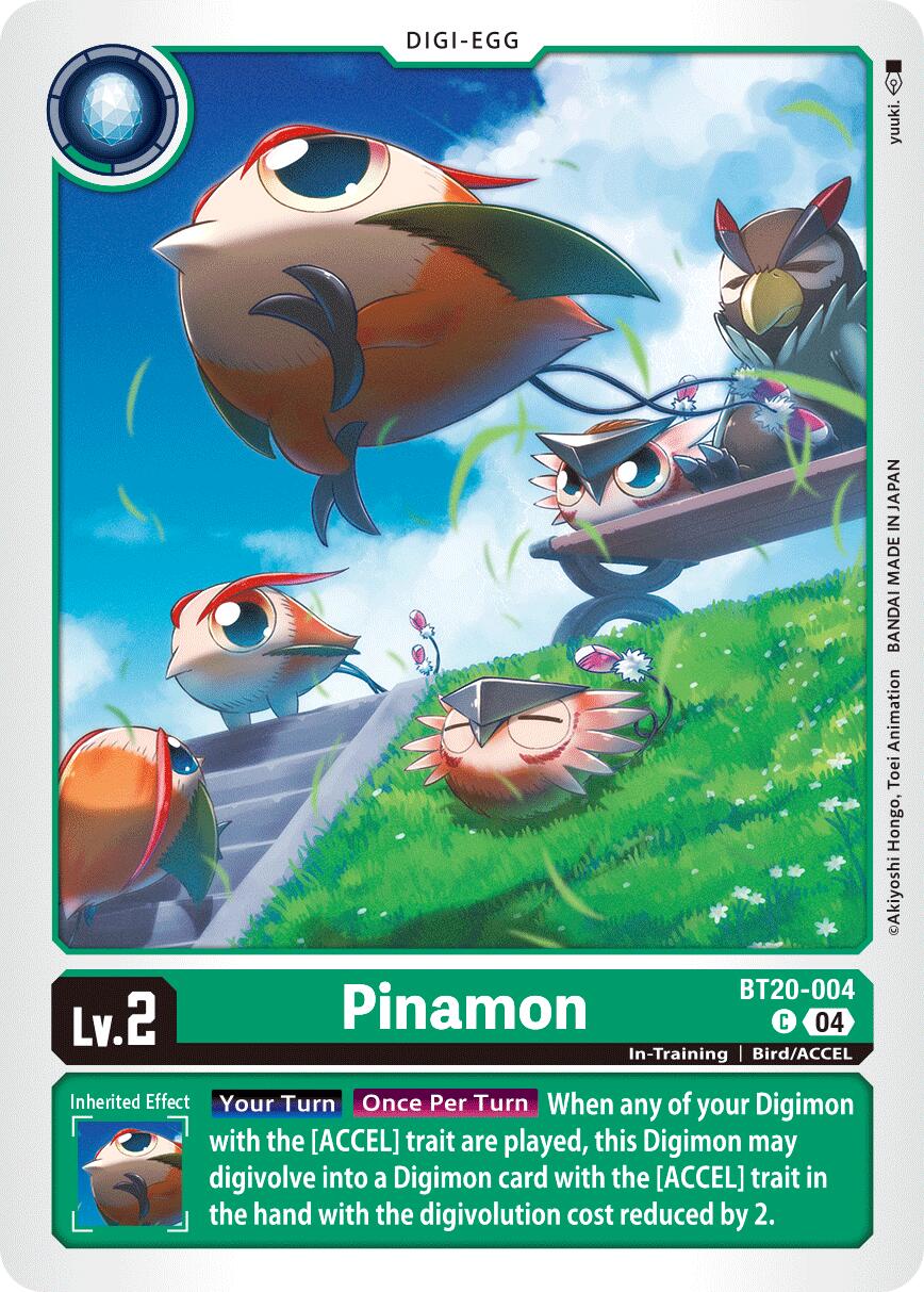 Pinamon [BT20-004] [Release Special Booster Ver.2.5] | Card Merchant Takapuna