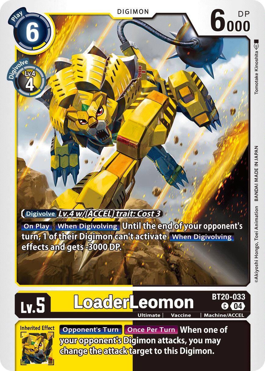 LoaderLeomon [BT20-033] [Release Special Booster Ver.2.5] | Card Merchant Takapuna