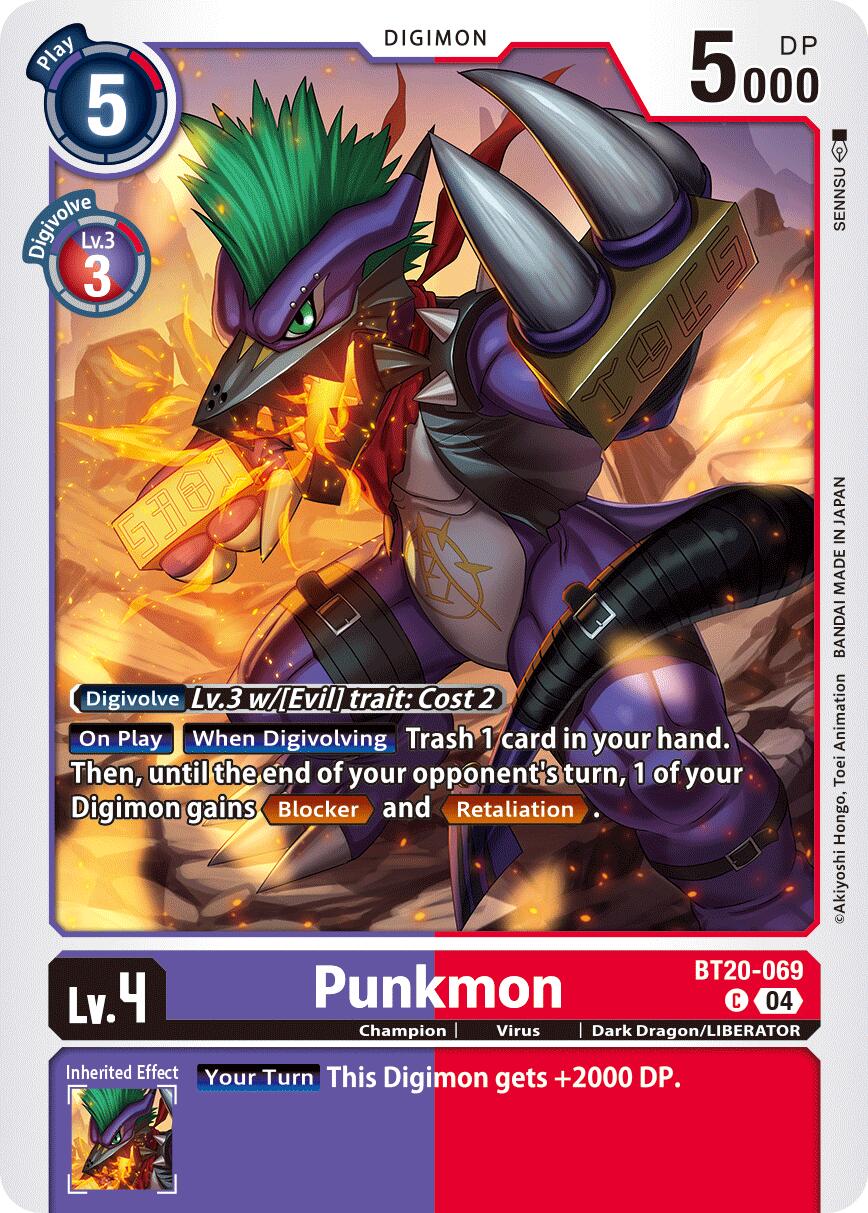 Punkmon [BT20-069] [Release Special Booster Ver.2.5] | Card Merchant Takapuna