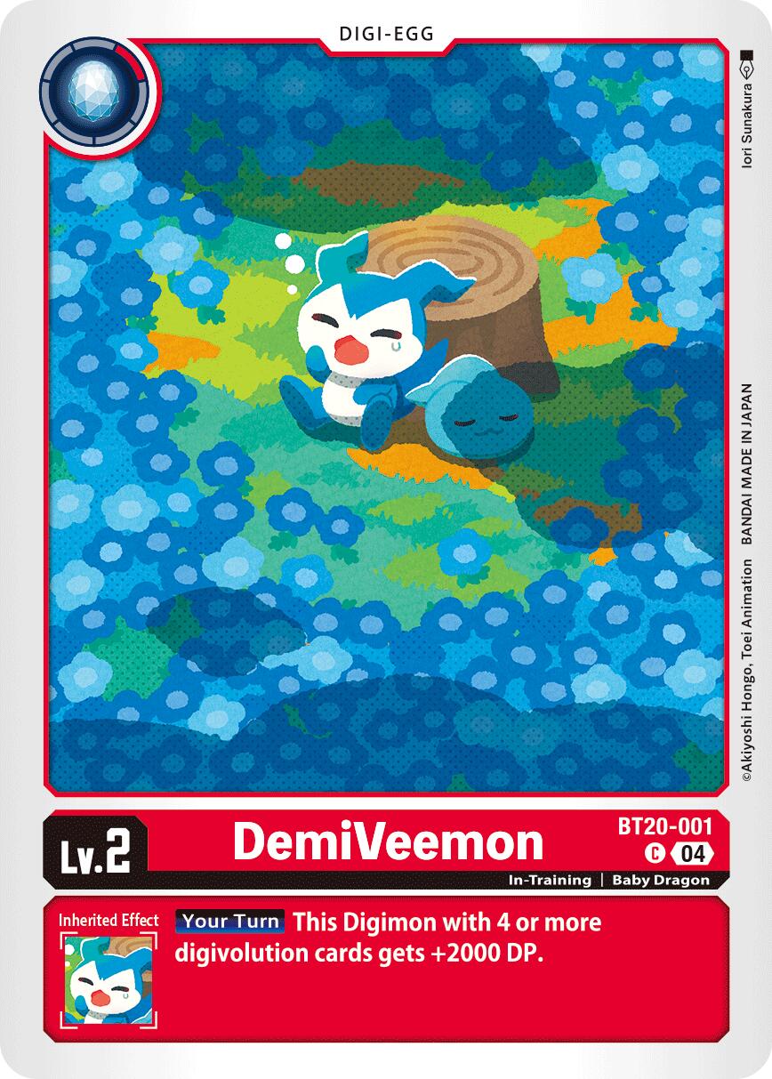 DemiVeemon [BT20-001] [Release Special Booster Ver.2.5] | Card Merchant Takapuna