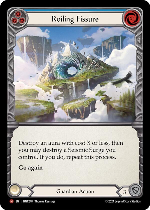 Roiling Fissure [HNT248] (The Hunted)  Rainbow Foil | Card Merchant Takapuna