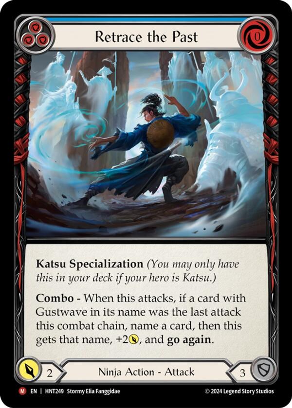 Retrace the Past [HNT249] (The Hunted)  Rainbow Foil | Card Merchant Takapuna