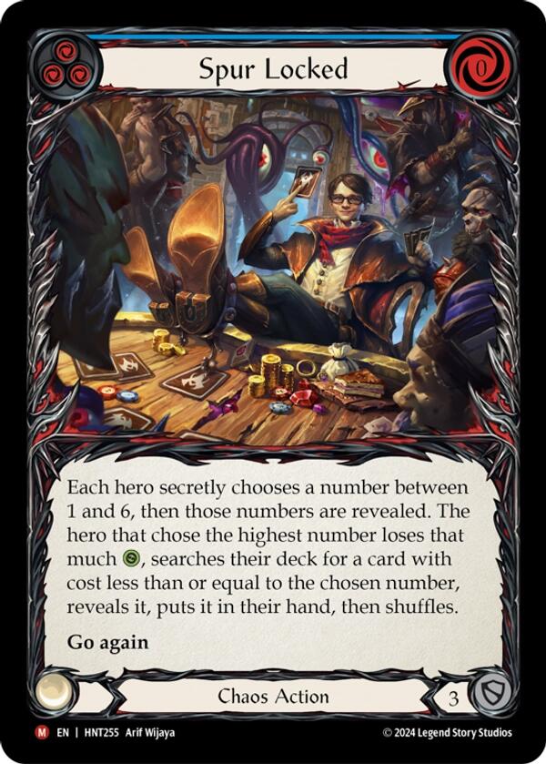 Spur Locked [HNT255] (The Hunted)  Rainbow Foil | Card Merchant Takapuna
