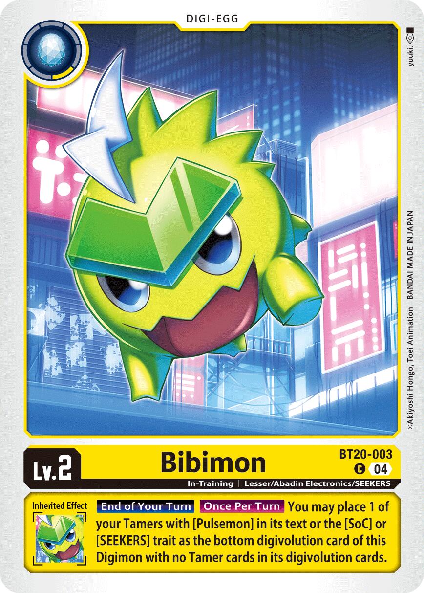 Bibimon [BT20-003] [Release Special Booster Ver.2.5] | Card Merchant Takapuna