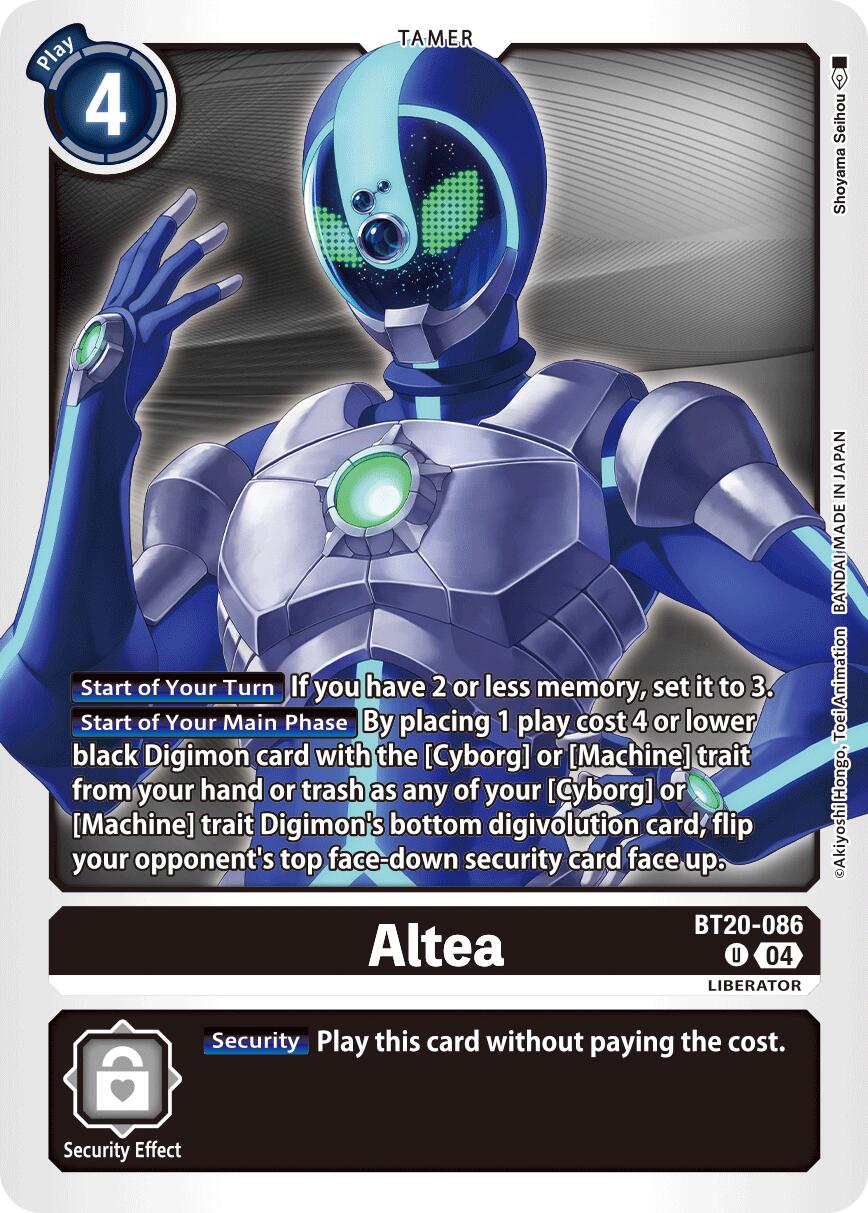 Altea [BT20-086] [Release Special Booster Ver.2.5] | Card Merchant Takapuna