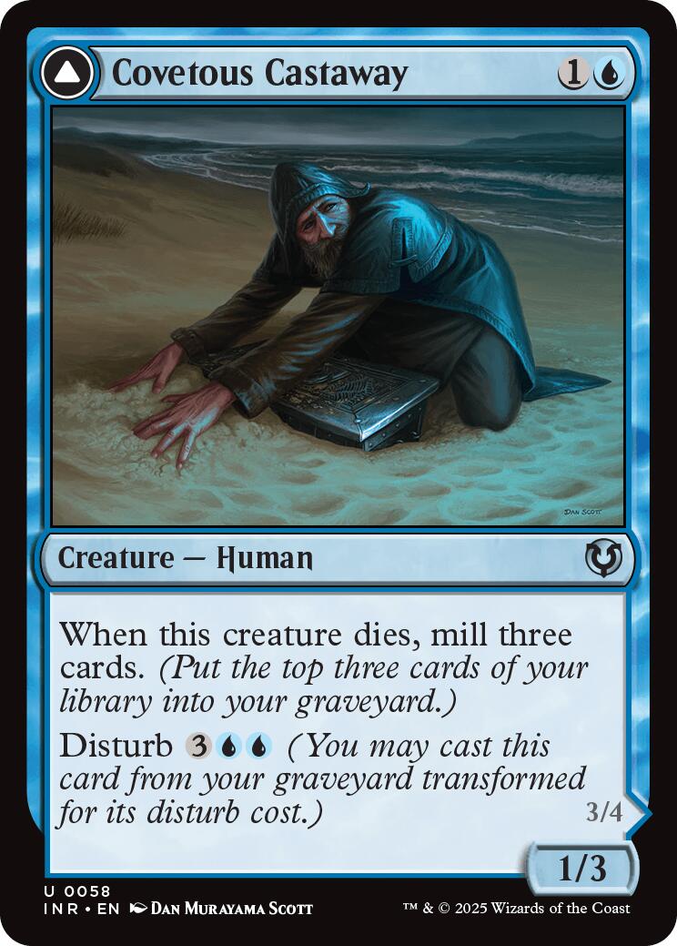 Covetous Castaway // Ghostly Castigator [Innistrad Remastered] | Card Merchant Takapuna