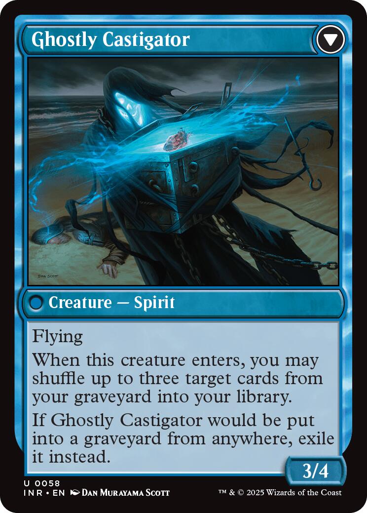 Covetous Castaway // Ghostly Castigator [Innistrad Remastered] | Card Merchant Takapuna