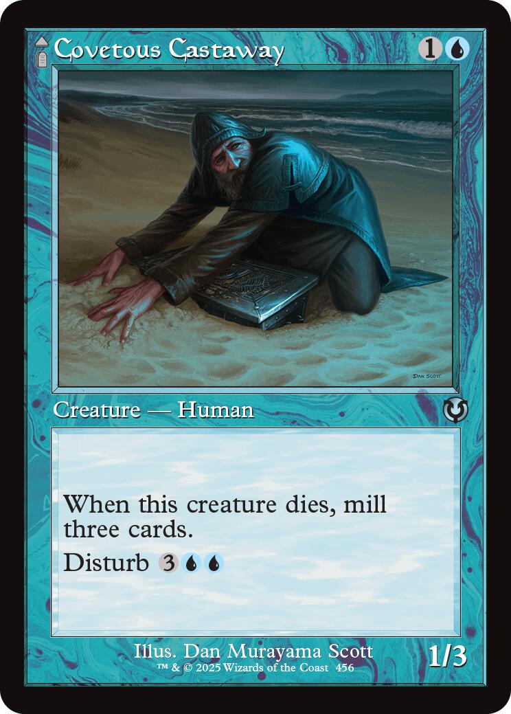 Covetous Castaway // Ghostly Castigator (Retro Frame) [Innistrad Remastered] | Card Merchant Takapuna