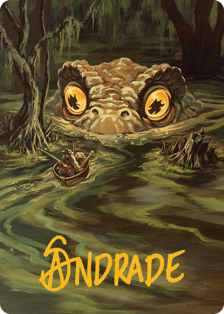 The Gitrog Monster Art Card (Gold-Stamped Signature) [Innistrad Remastered Art Series] | Card Merchant Takapuna