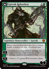 Garruk Relentless // Garruk, the Veil-Cursed [Innistrad Remastered] | Card Merchant Takapuna