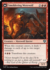 Smoldering Werewolf // Erupting Dreadwolf [Innistrad Remastered] | Card Merchant Takapuna