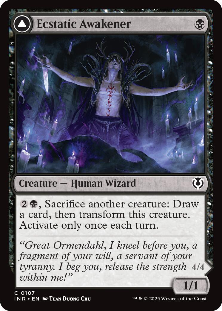 Ecstatic Awakener // Awoken Demon [Innistrad Remastered] | Card Merchant Takapuna