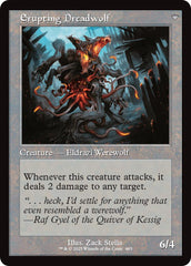 Smoldering Werewolf // Erupting Dreadwolf (Retro Frame) [Innistrad Remastered] | Card Merchant Takapuna