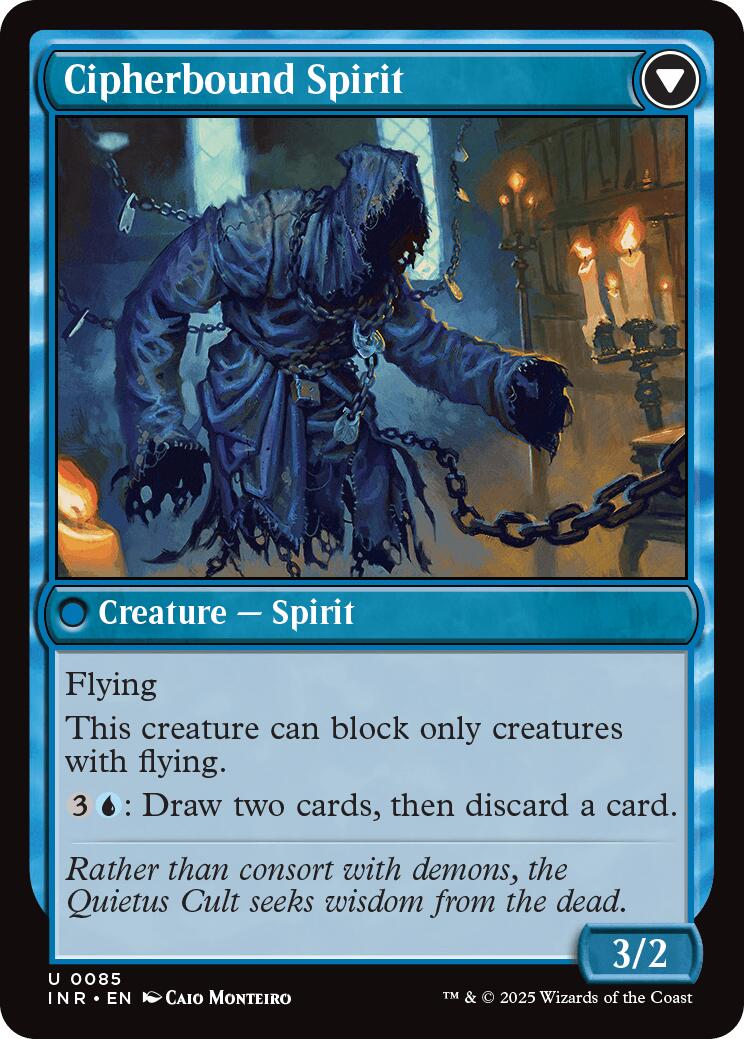 Soulcipher Board // Cipherbound Spirit [Innistrad Remastered] | Card Merchant Takapuna