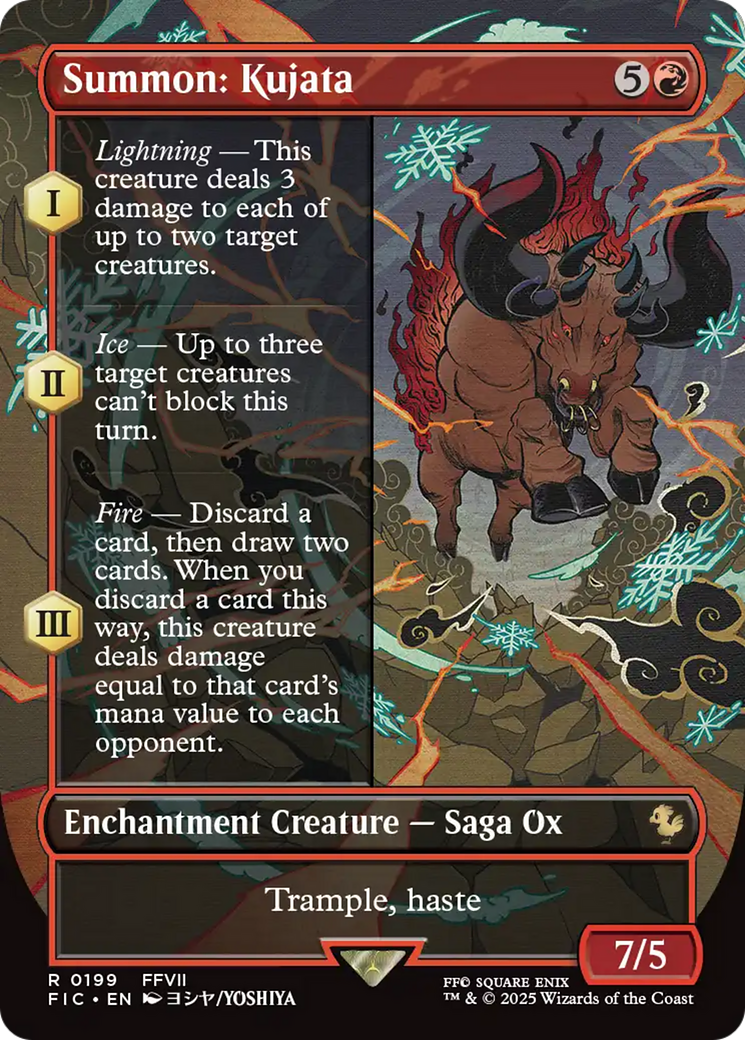 Summon: Kujata (Borderless) [FINAL FANTASY Commander] | Card Merchant Takapuna