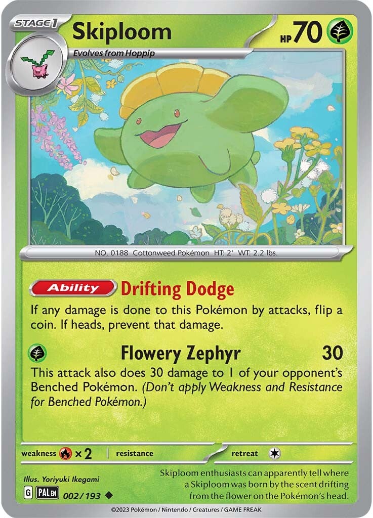 Skiploom (002/193) [Scarlet & Violet: Paldea Evolved] | Card Merchant Takapuna