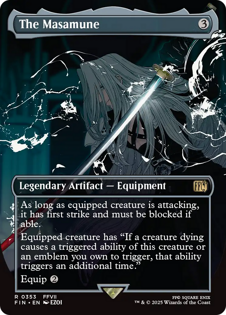 The Masamune (Borderless) [FINAL FANTASY] | Card Merchant Takapuna