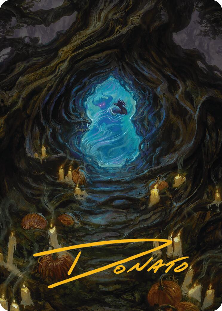 Conjurer's Closet Art Card (Gold-Stamped Signature) [Innistrad Remastered Art Series] | Card Merchant Takapuna