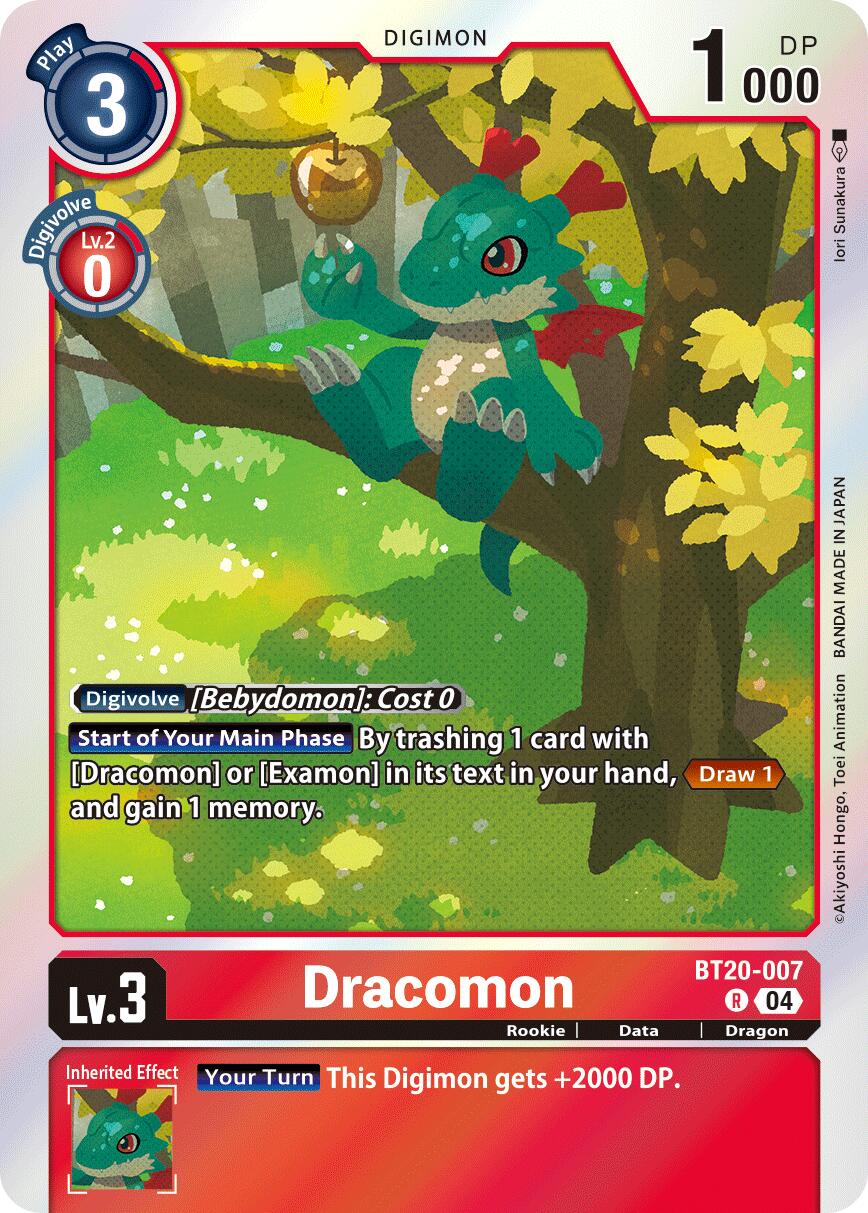 Dracomon [BT20-007] [Release Special Booster Ver.2.5] | Card Merchant Takapuna
