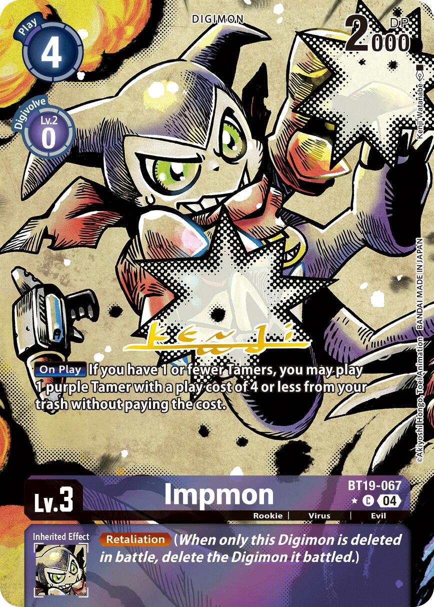 Impmon [BT19-067] (Alternate Art) [Release Special Booster Ver.2.5] | Card Merchant Takapuna