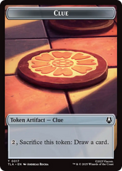 Monk // Clue (0017) Double-Sided Token [Avatar: The Last Airbender Tokens] | Card Merchant Takapuna