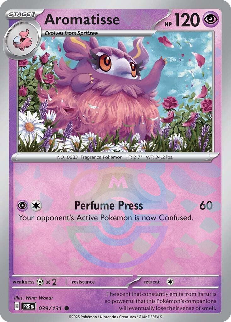 Aromatisse (039/131) (Master Ball Pattern) [Scarlet & Violet: Prismatic Evolutions] | Card Merchant Takapuna