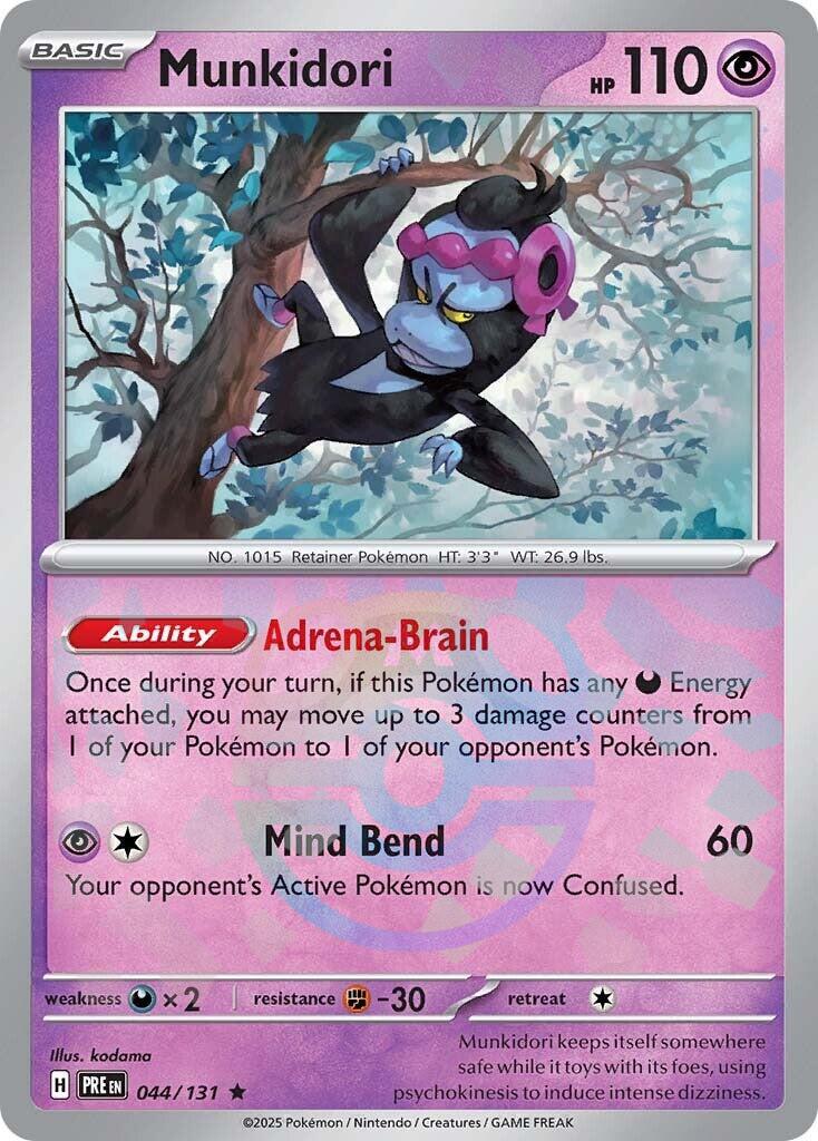 Munkidori (044/131) (Master Ball Pattern) [Scarlet & Violet: Prismatic Evolutions] | Card Merchant Takapuna