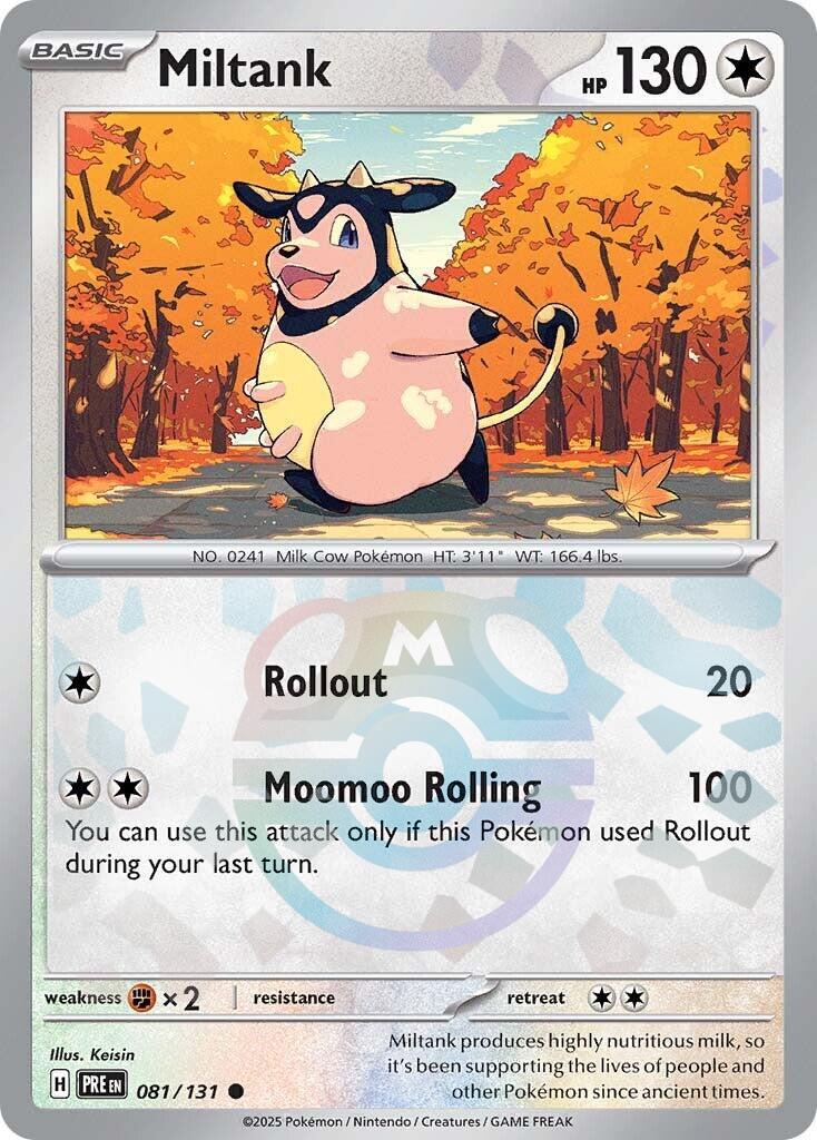 Miltank (081/131) (Master Ball Pattern) [Scarlet & Violet: Prismatic Evolutions] | Card Merchant Takapuna