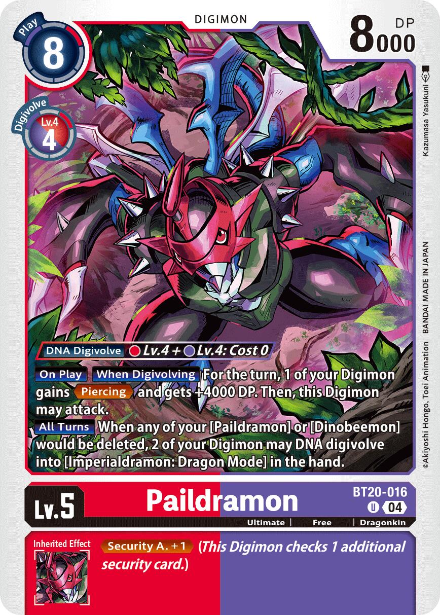 Paildramon [BT20-016] [Release Special Booster Ver.2.5] | Card Merchant Takapuna