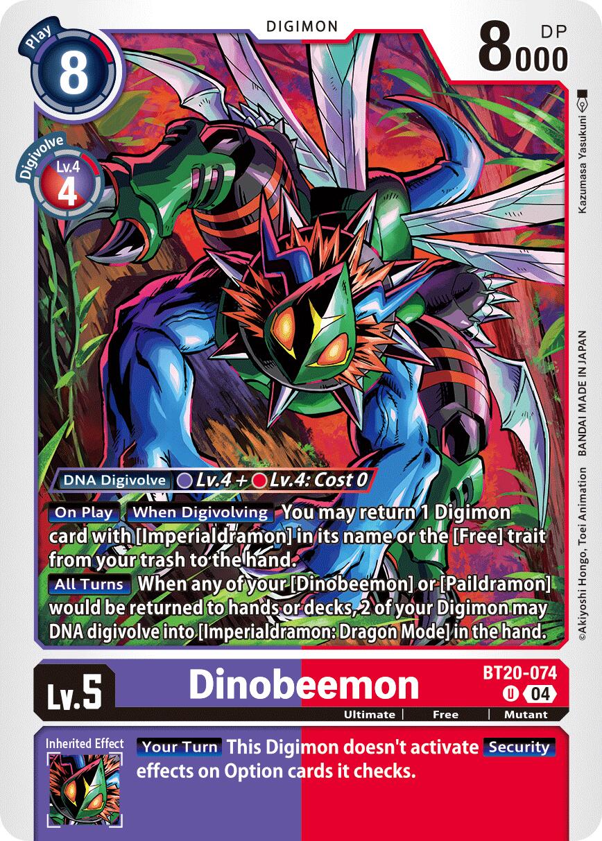 Dinobeemon [BT20-074] [Release Special Booster Ver.2.5] | Card Merchant Takapuna