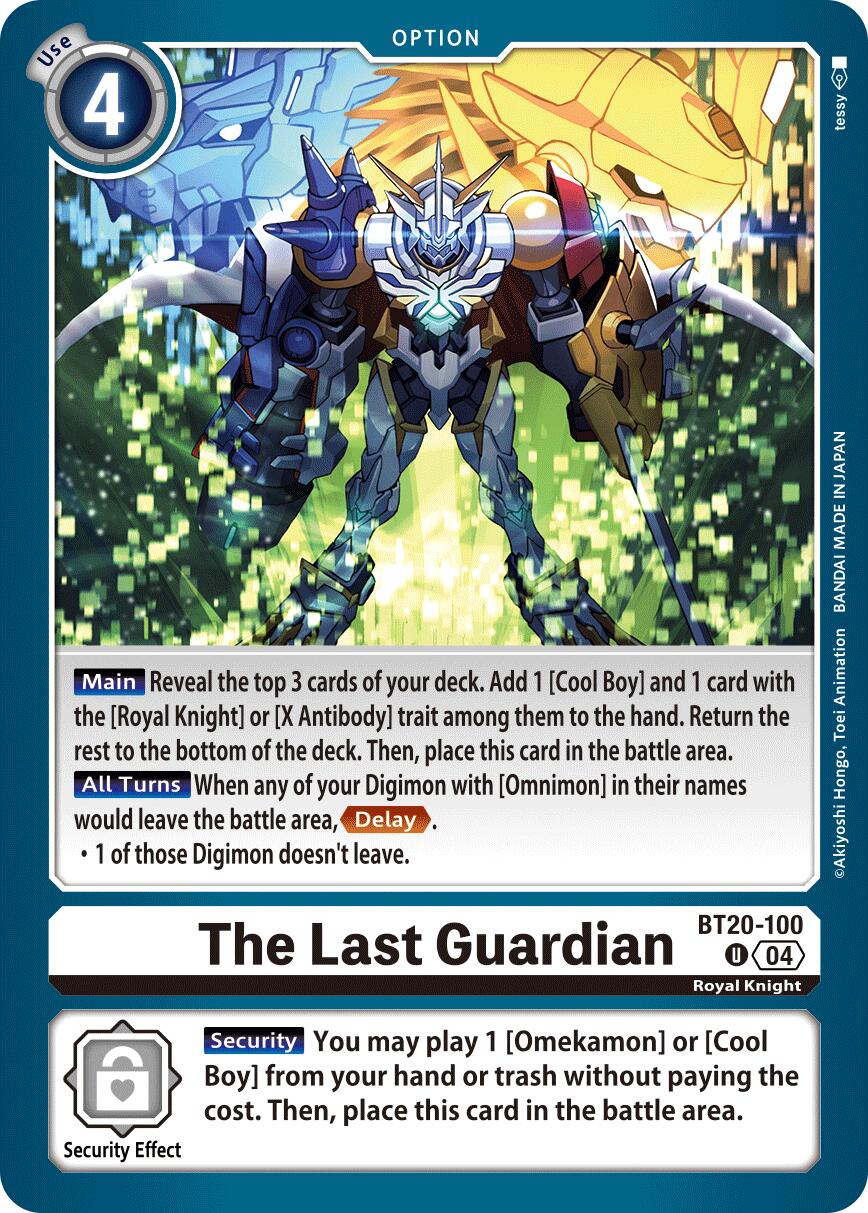 The Last Guardian [BT20-100] [Release Special Booster Ver.2.5] | Card Merchant Takapuna