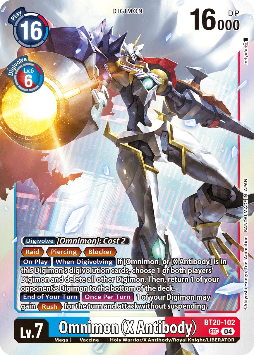 Omnimon [BT20-102] (X Antibody) [Release Special Booster Ver.2.5] | Card Merchant Takapuna