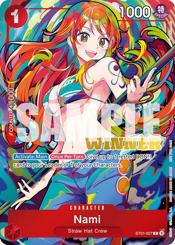 Nami (2025 New Year Event) [Winner] [One Piece Promotion Cards] | Card Merchant Takapuna