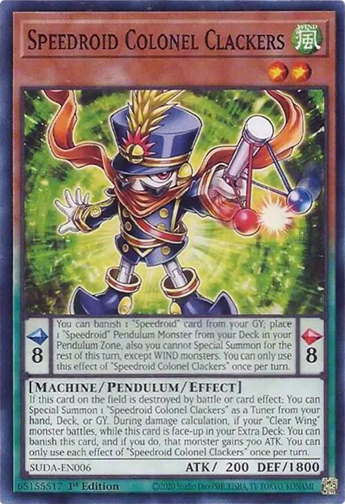 Speedroid Colonel Clackers [SUDA-EN006] Common | Card Merchant Takapuna