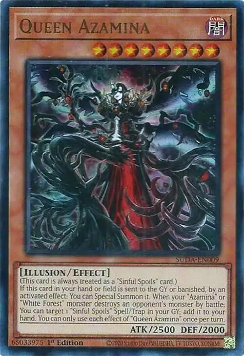 Queen Azamina [SUDA-EN009] Ultra Rare | Card Merchant Takapuna