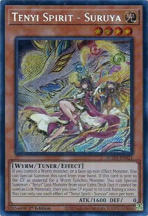 Tenyi Spirit - Suruya [SUDA-EN021] Secret Rare | Card Merchant Takapuna