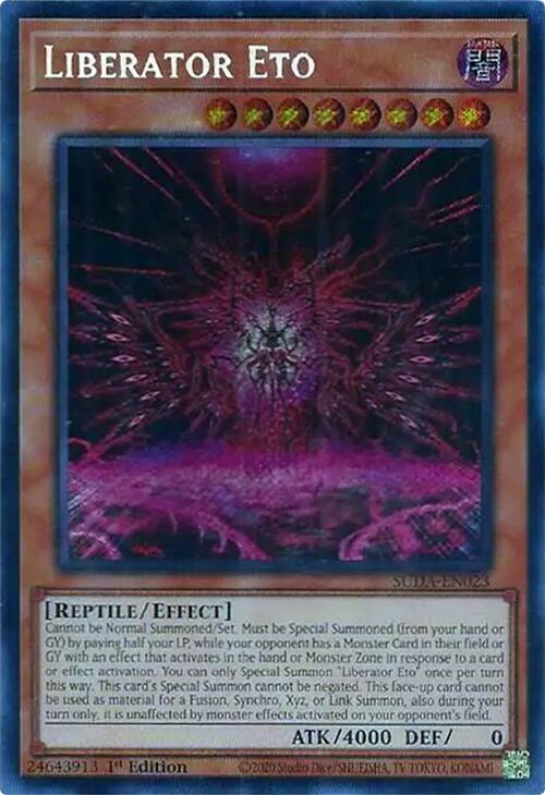 Liberator Eto [SUDA-EN023] Secret Rare | Card Merchant Takapuna
