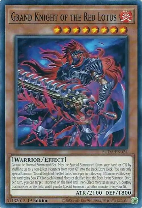 Grand Knight of the Red Lotus [SUDA-EN024] Common | Card Merchant Takapuna