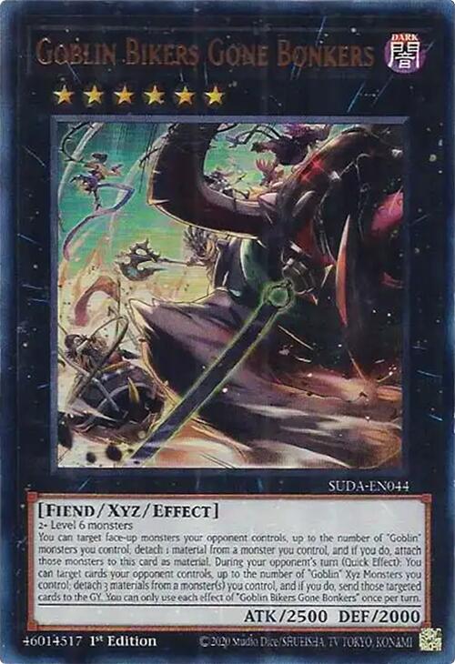 Goblin Bikers Gone Bonkers [SUDA-EN044] Ultra Rare | Card Merchant Takapuna