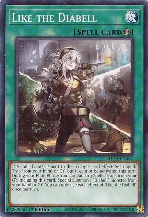 Like the Diabell [SUDA-EN057] Common | Card Merchant Takapuna