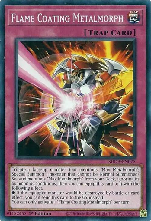 Flame Coating Metalmorph [SUDA-EN075] Common | Card Merchant Takapuna