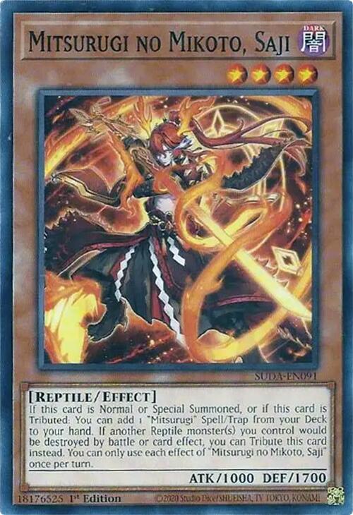 Mitsurugi no Mikoto, Saji [SUDA-EN091] Common | Card Merchant Takapuna