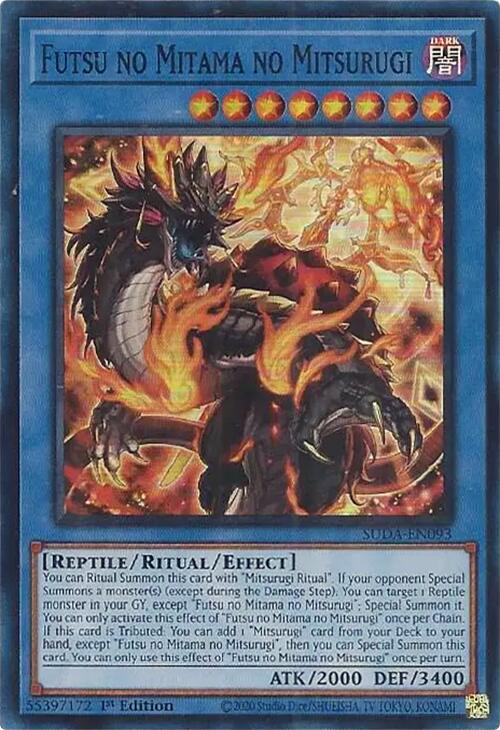 Futsu no Mitama no Mitsurugi [SUDA-EN093] Super Rare | Card Merchant Takapuna