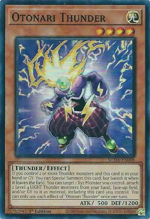 Otonari Thunder [SUDA-EN098] Super Rare | Card Merchant Takapuna