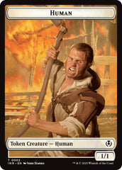 Spirit // Human (0002) Double-Sided Token [Innistrad Remastered Tokens] | Card Merchant Takapuna
