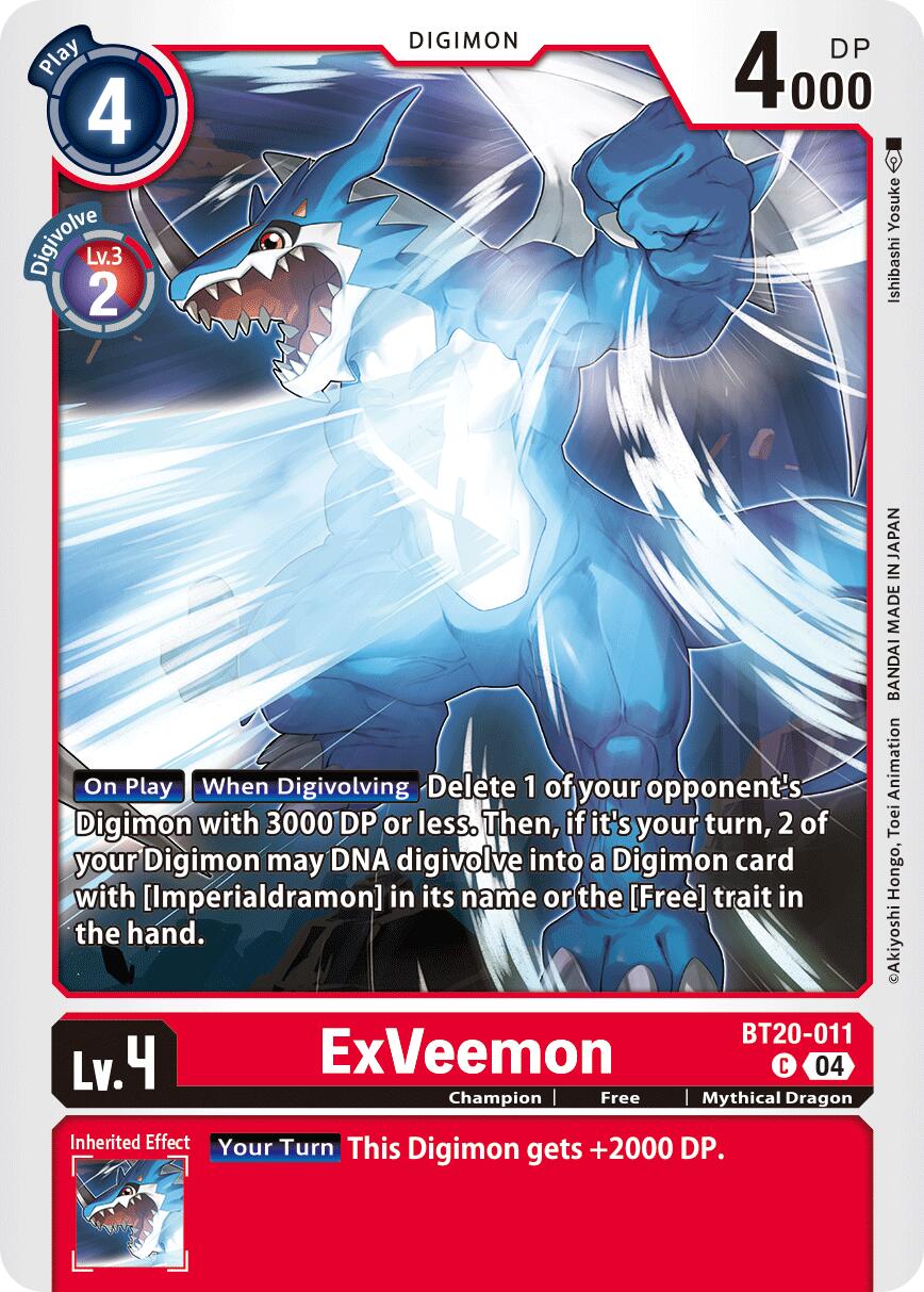 ExVeemon [BT20-011] [Release Special Booster Ver.2.5] | Card Merchant Takapuna