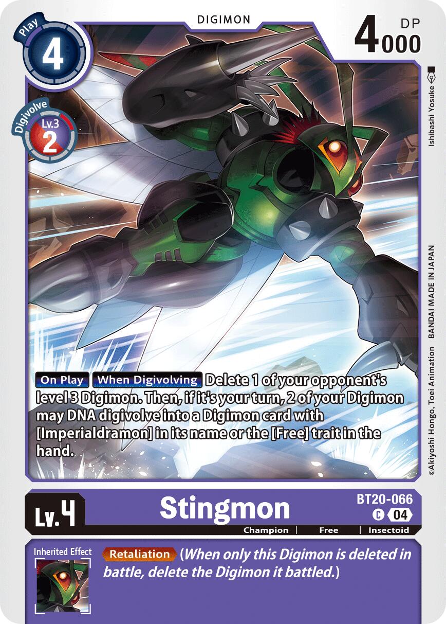 Stingmon [BT20-066] [Release Special Booster Ver.2.5] | Card Merchant Takapuna